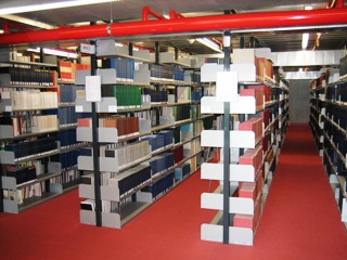 図書館の内部